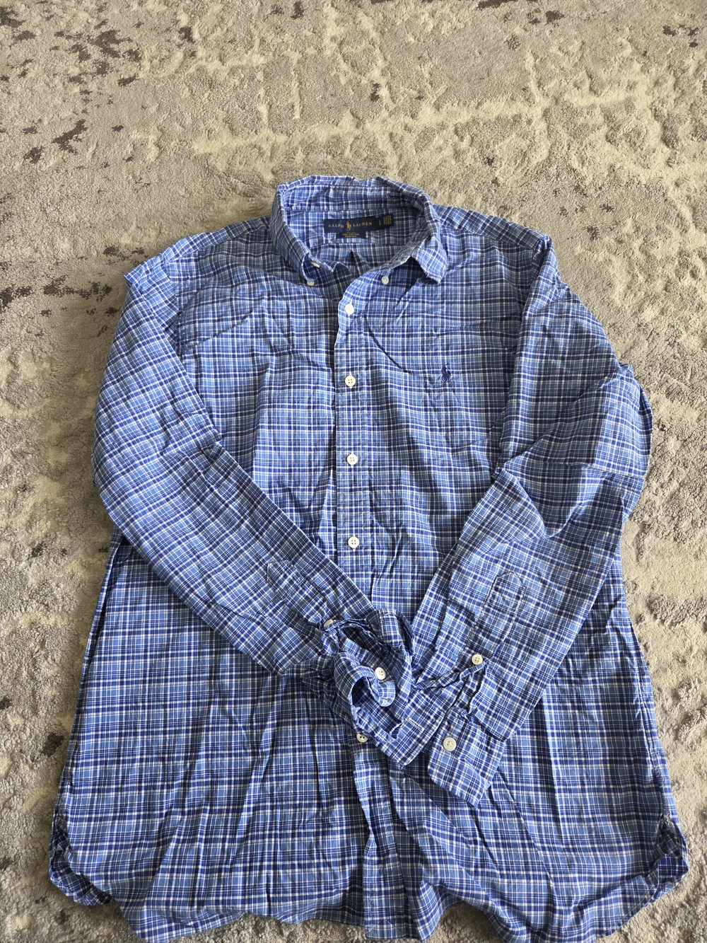 Polo by Ralph Lauren Blue Plaid Button-Down Shirt